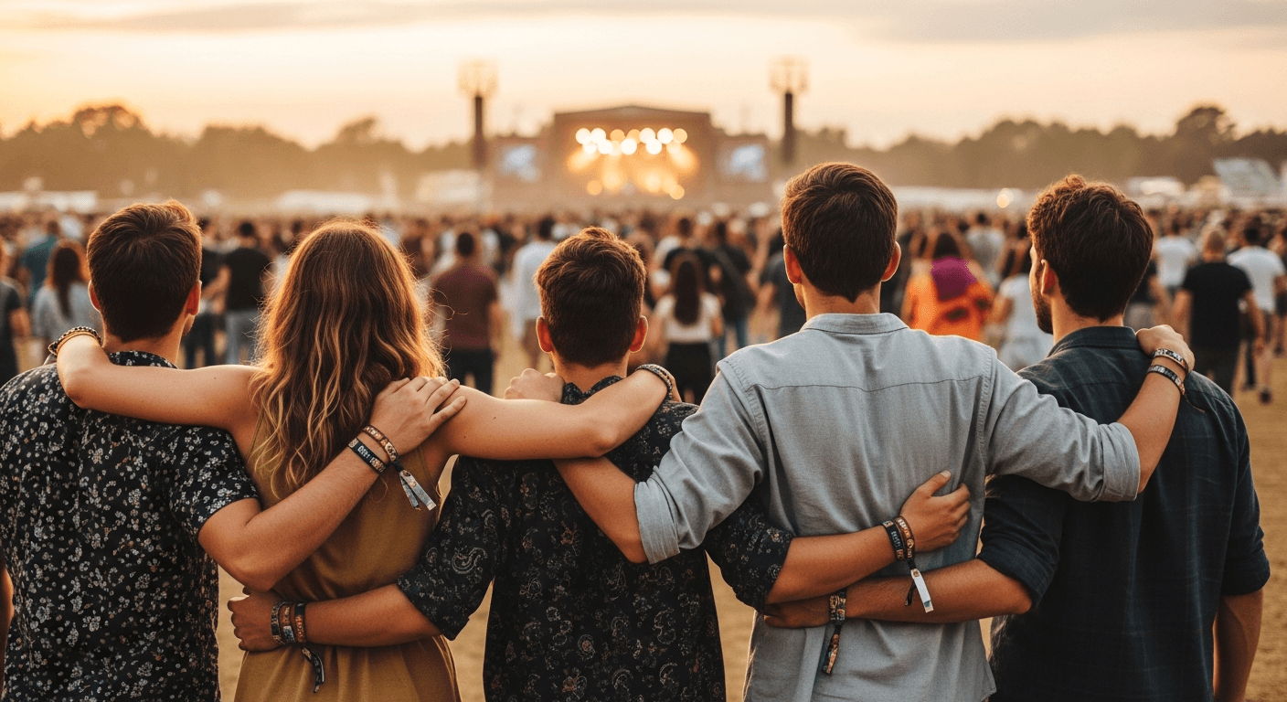 Concert and festival group payment — Pooled